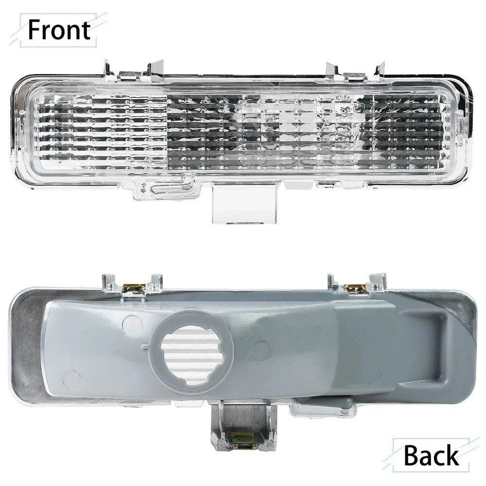 HECASA CLEAR Corner Bumper Signal Light For 83-93 Chevy S10 Blazer GMC S15 Jimmy