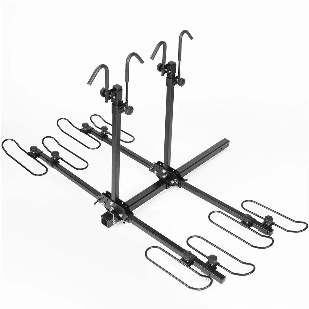 Hitch Mount 4-Bike Rack Carrier Receiver 2" For Car SUV 240lbs