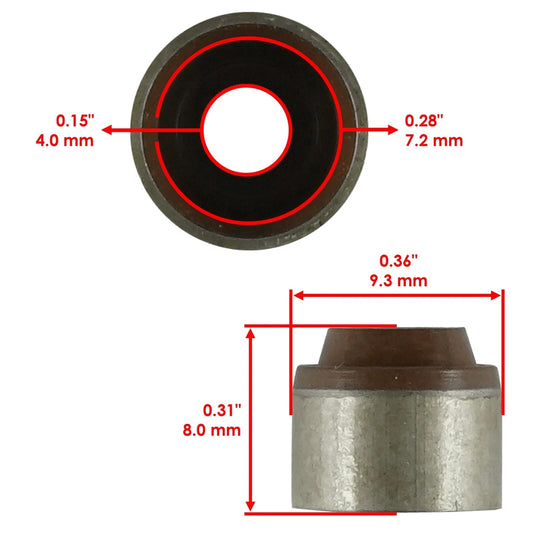 2x Valve Stem Seal for Kawasaki KLX110L 2010-2021