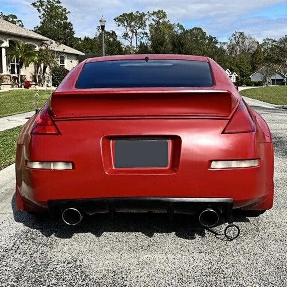 HECASA Rear Trunk Spoiler Wing Ducktail Lip For 2003-2008 Nissan 350Z RB Style