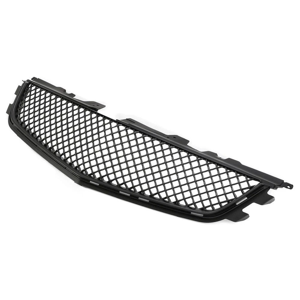 1x Front Bumper Upper Grille Mesh Grill For Cadillac CTS-V 2008-2014 Black ABS
