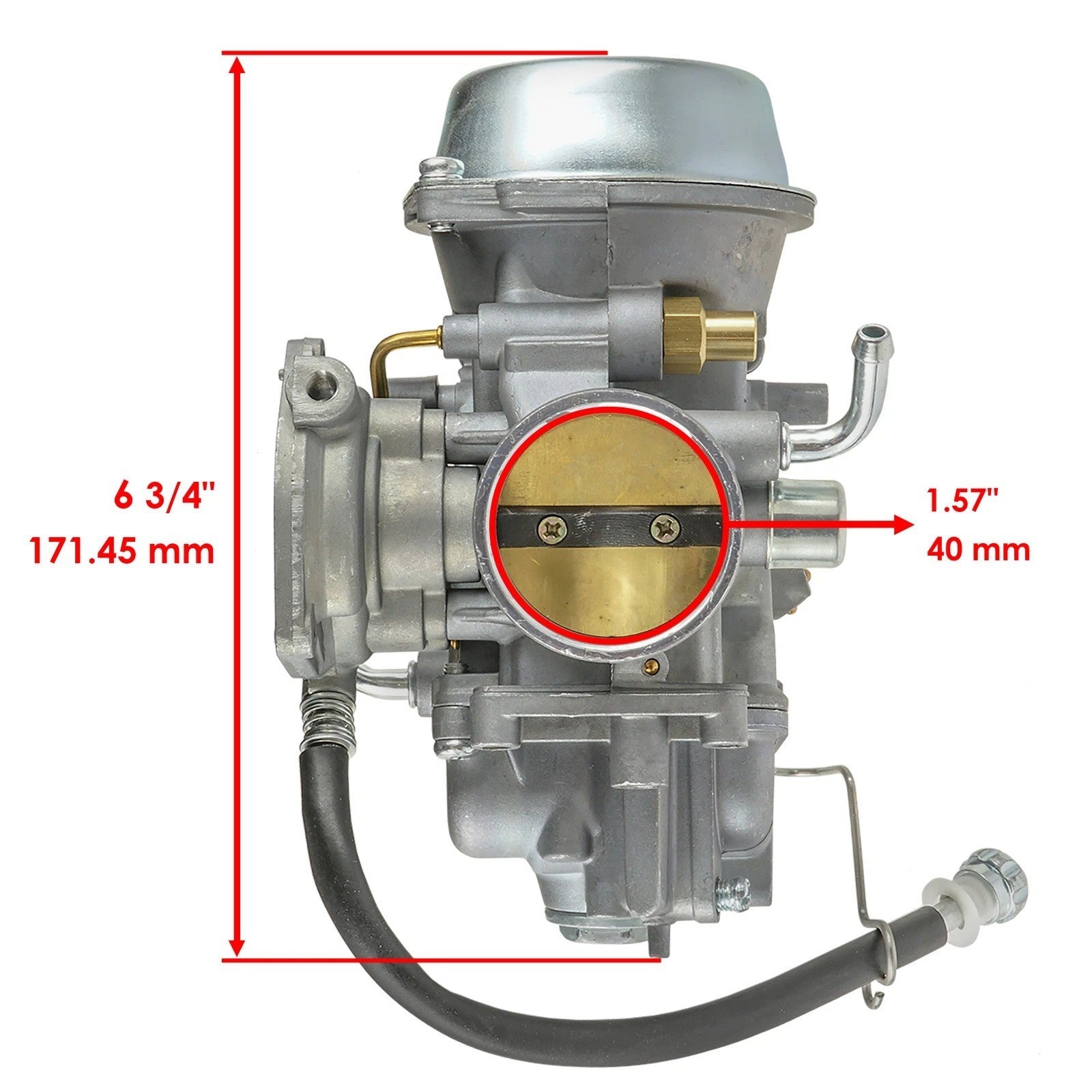 Caltric Carburetor For Polaris Scrambler 500 4X4 1997-2009 3131567 3131707