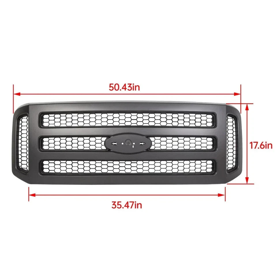 Front Grille Assembly For 2005-2007 Ford F-250 Super Duty F-350 F-450 FO1200457