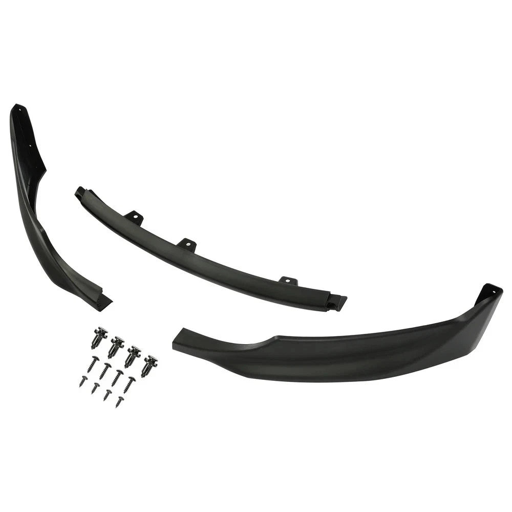 Fit Honda S2000 AP2 2004-09 Black Factory Style Front Bumper Lip Splitter Kit
