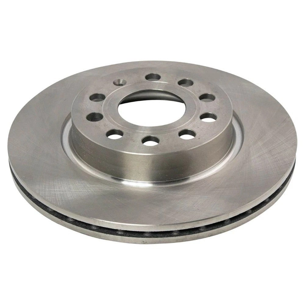 Front Disc Brake Rotor LH RH Kit Pair Set of 2 for VW Jetta