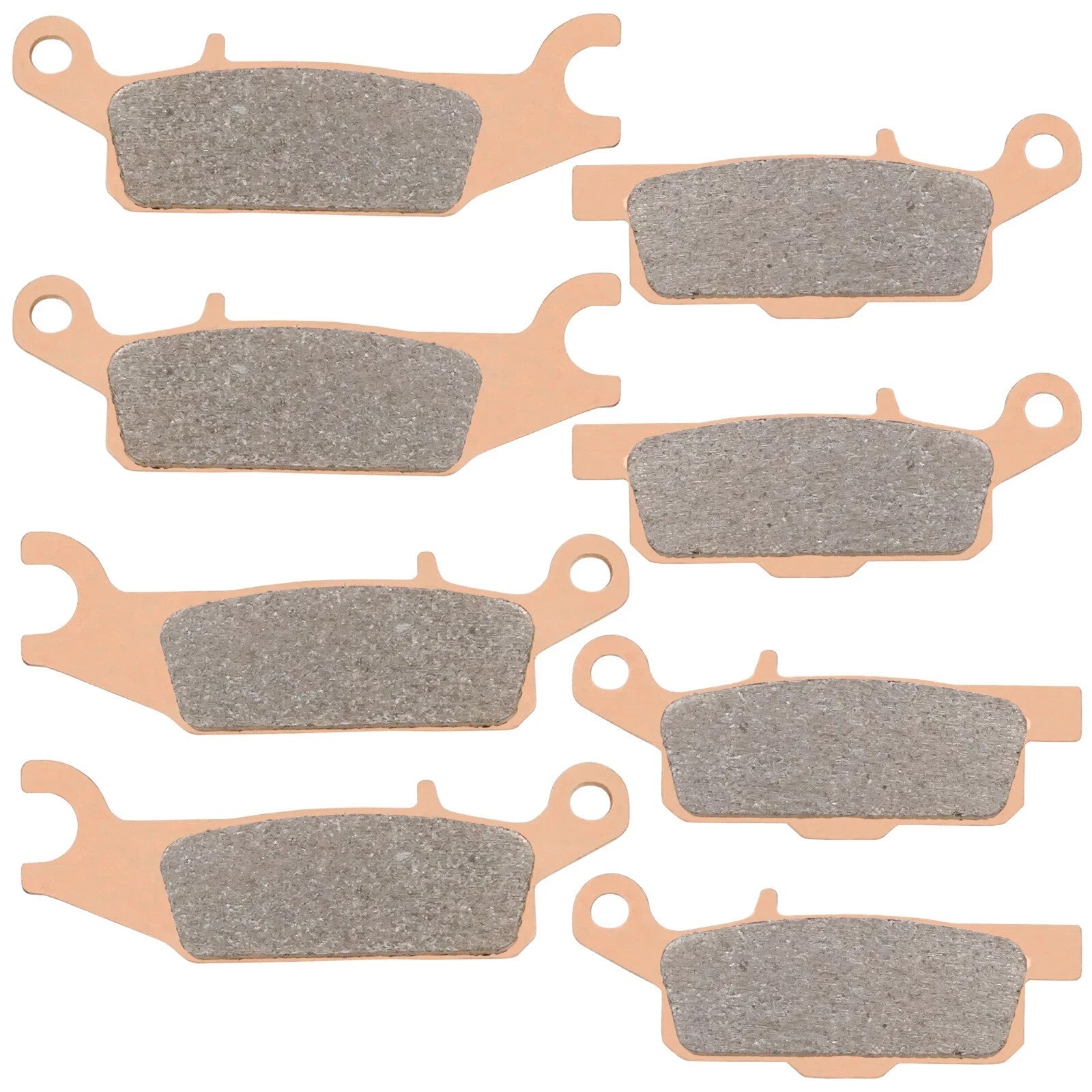 Caltric Brake Pads for Yamaha Grizzly 700 YFM700 EPS Front and Rear 2007-2024