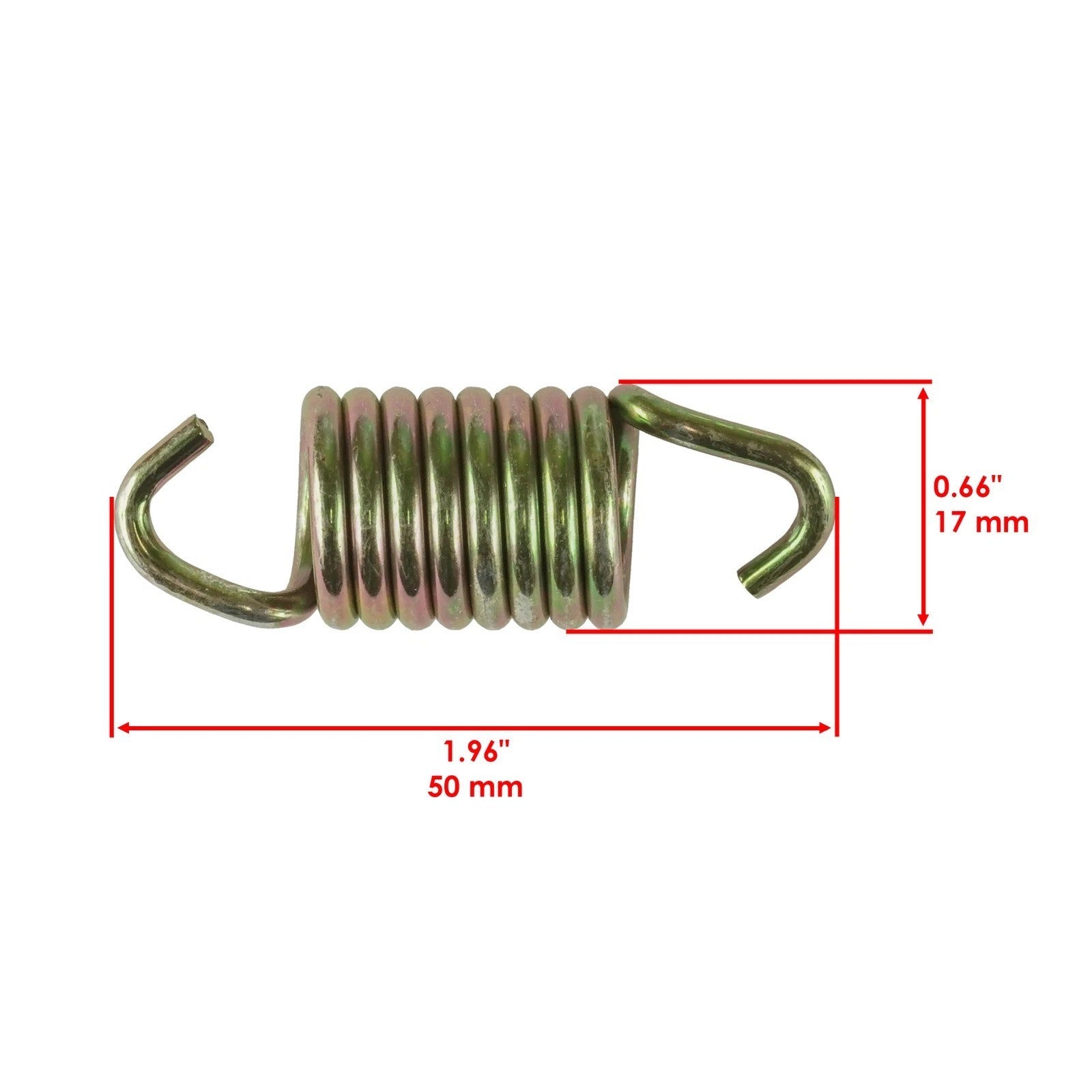 Exhaust Muffler Spring Kit for Polaris 600 800 RMK Indy Rush Swichback 2011-2020