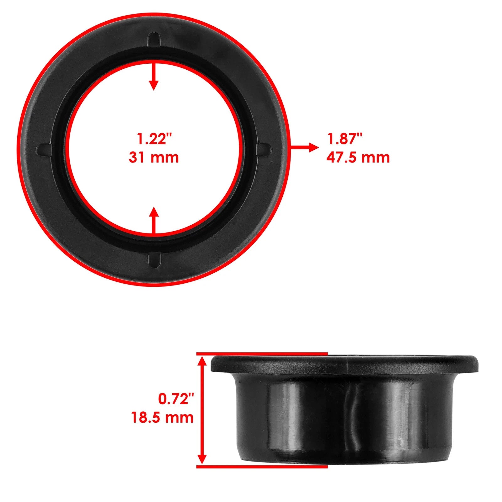 Rear Suspension Bushings Kit for Polaris Sportsman 400 4X4 2001 2002