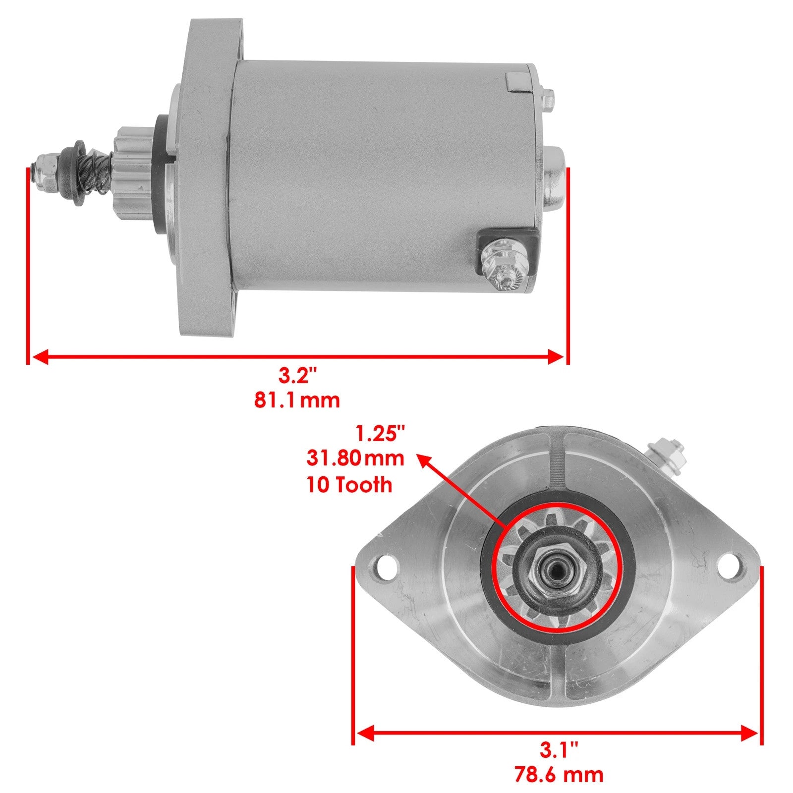 Starter for Kawasaki FR541V FR600V FR651V FR691V FR730V FS541V FS600V FS651V
