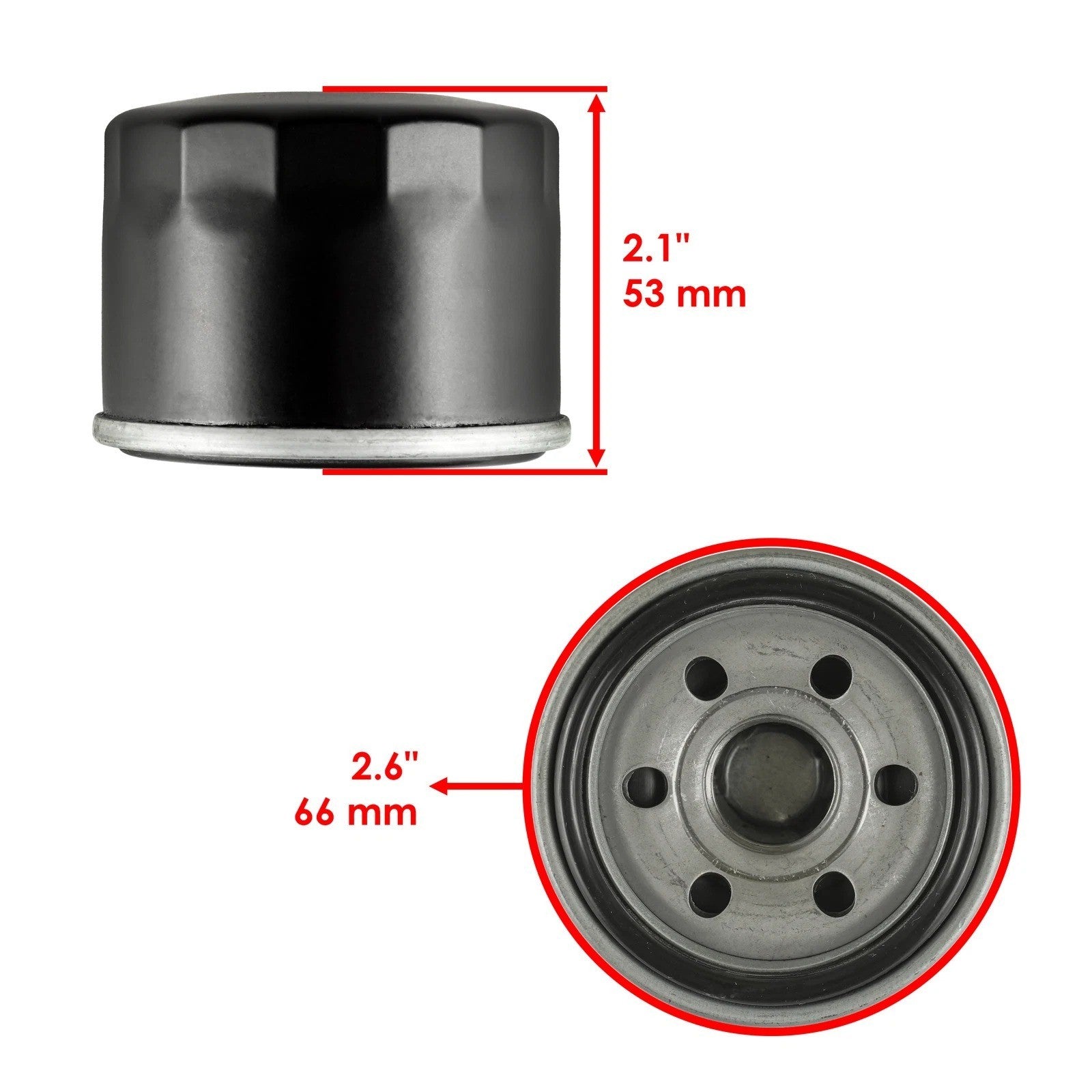 Caltric Air & Oil Filter For Yamaha Grizzly 700 YFM700 2016-2023 B16-E4451-01-00