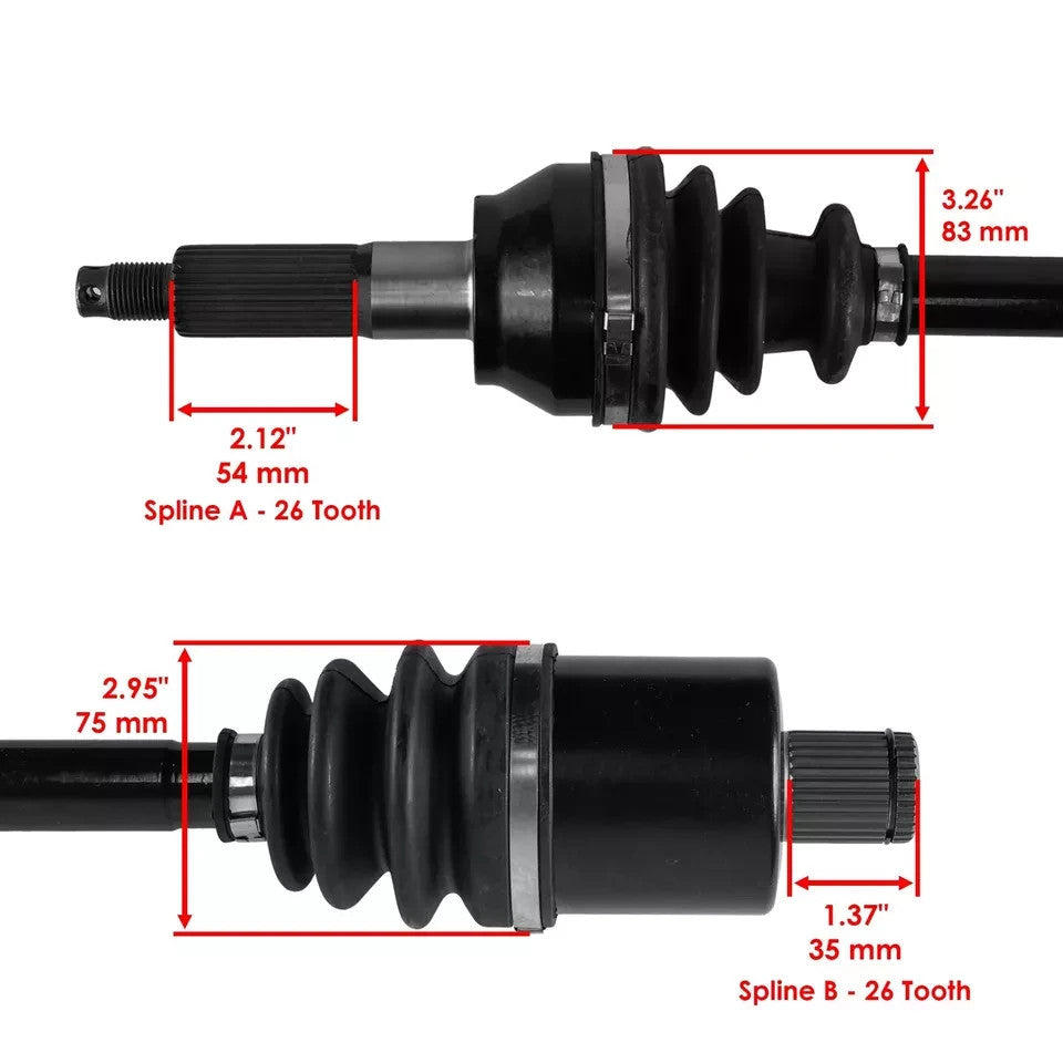 for Polaris Oem 1332947 Rear Left / Right Complete CV Joint Axle