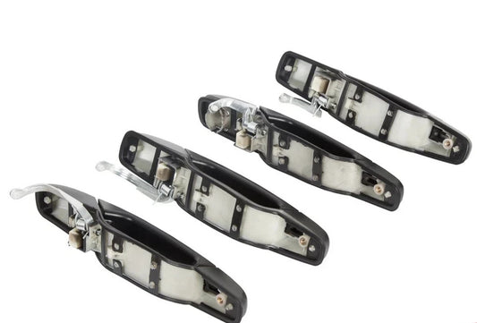 Set of 4 Door Handles Front & Rear For Chevy GMC Tahoe Yukon Sierra 07-14 Black