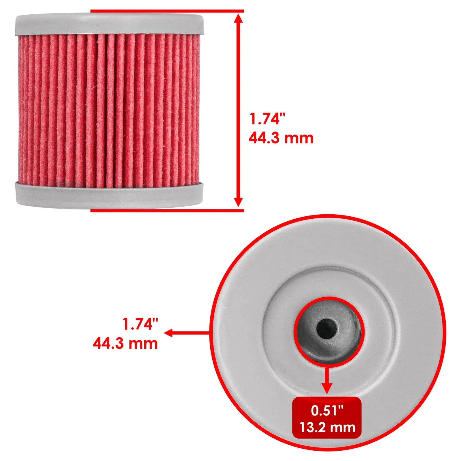 for Suzuki LTR450 LT-R450 LT-R450Z Quad Racer 2006 07 08 2009 Oil Filter 3-Pack