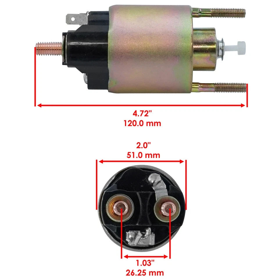 for John Deere Mower F687 F710 F725 F911 Starter Solenoid