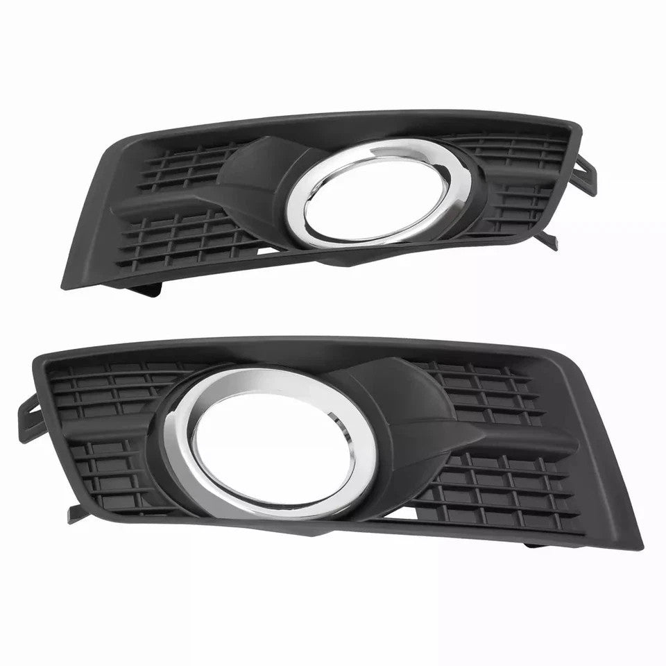 HECASA Fog Light Cover Bezel Chrome For Cadillac SRX 2010-2016 Left&Right Side