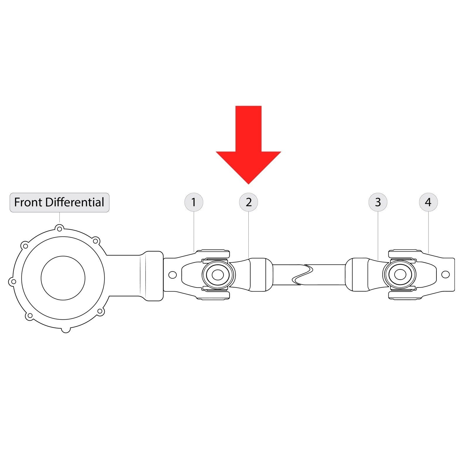 Front Propeller Drive Shaft Coupling Yoke For Can-Am Outlander 800/Max 800 06-12
