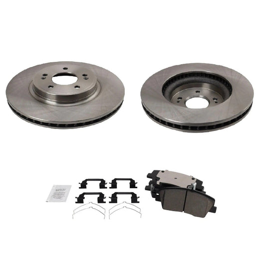 Front Brake Pad & Rotor Kit Fits 19-21 Genesis 18-20 Kia