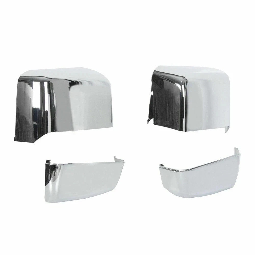 For 2014-2019 Chevy Silverado GMC Sierra Tow Mirror Cap Cover Chrome Left Right