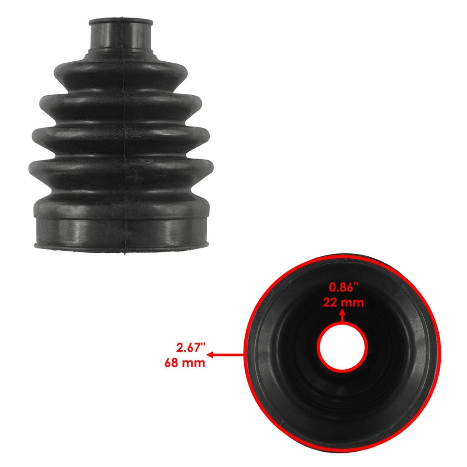 Front Axle Outer CV Boot Kit for Kawasaki 49006-0073, 49006-0016