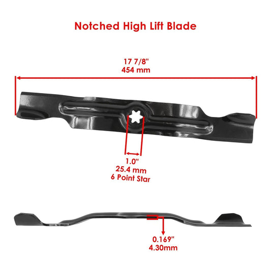 3 Lawn Mower 50" Blade For MTD Cub Cadet LT-5000 LT-950H Gt-950H Rzt-50 Rzt-42