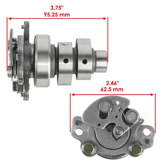 Camshaft Assembly fits Yamaha Raptor 700 YFM700R 2009-2014 w/ Cylinder Valve Kit