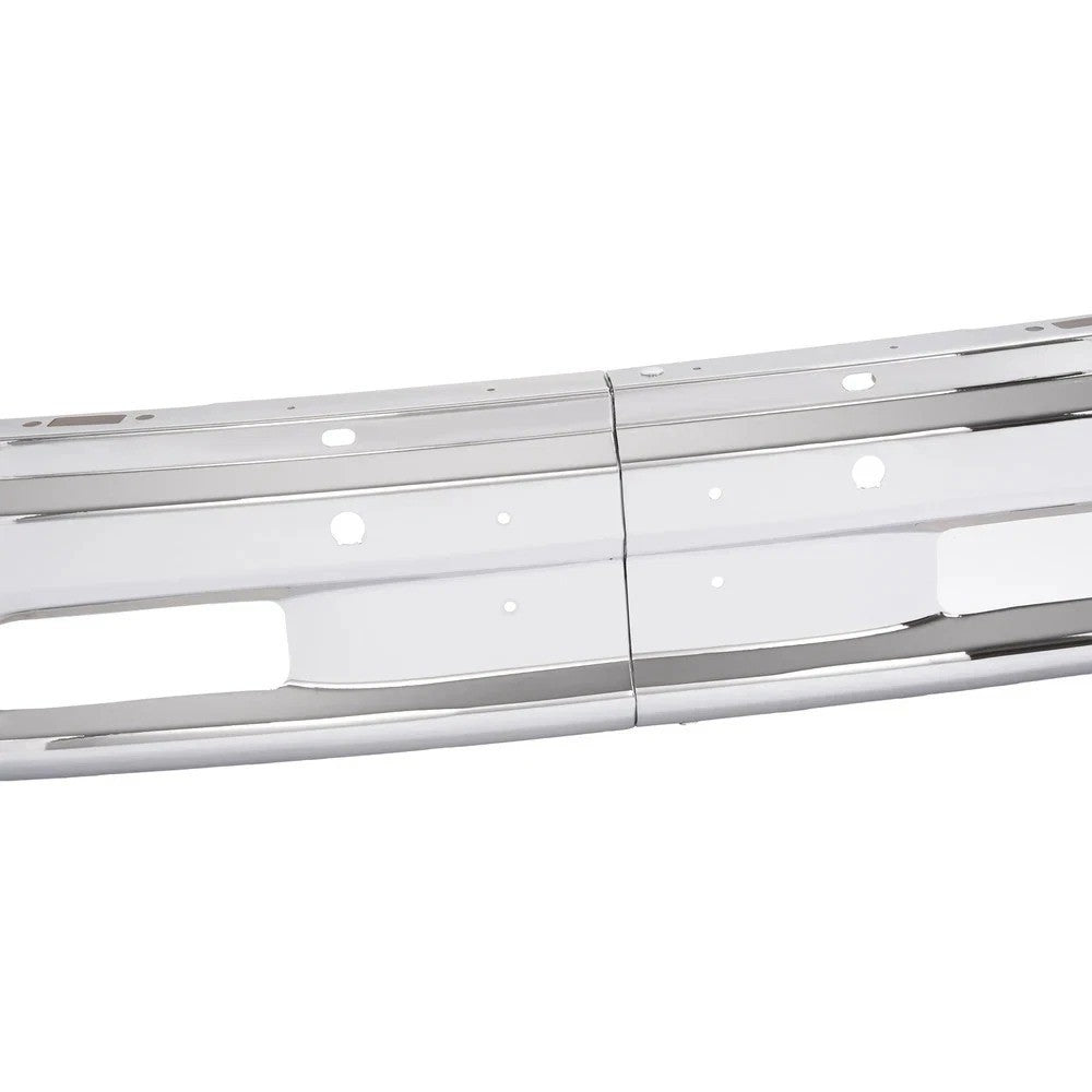 For RAM 1500 2014-2018 Chrome Front Bumper Face Bar W/ Fog Light Holes & Sensors