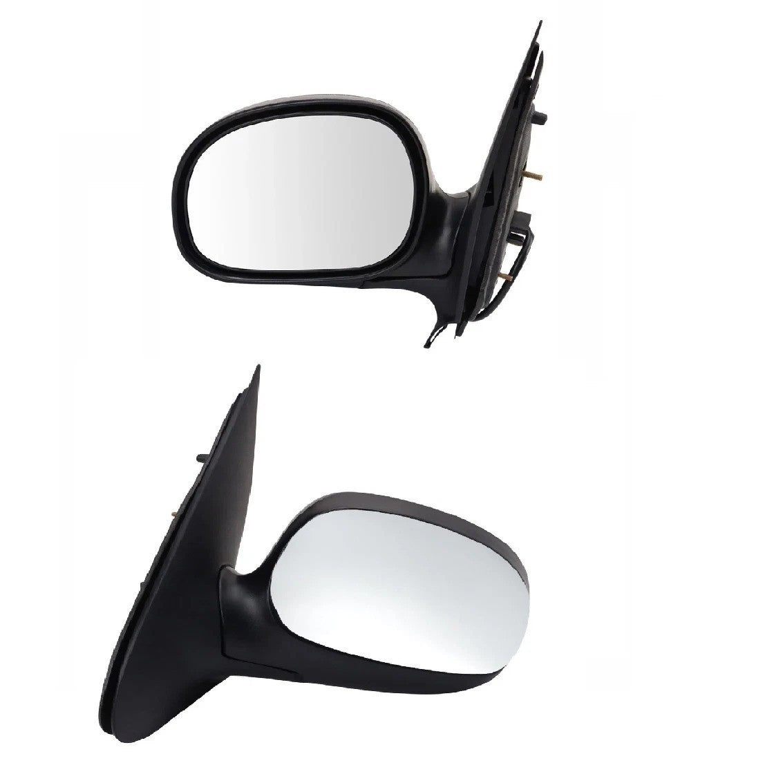 Power Mirror Black & Chrome LH Left Driver Side for 98-02 Expedition Navigator