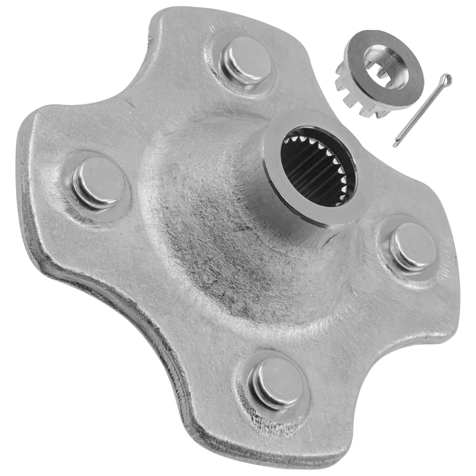 Rear Axle Wheel Hub W/Nut For Honda TRX420 FE TRX420FM Rancher 420 4X4 2007-2013