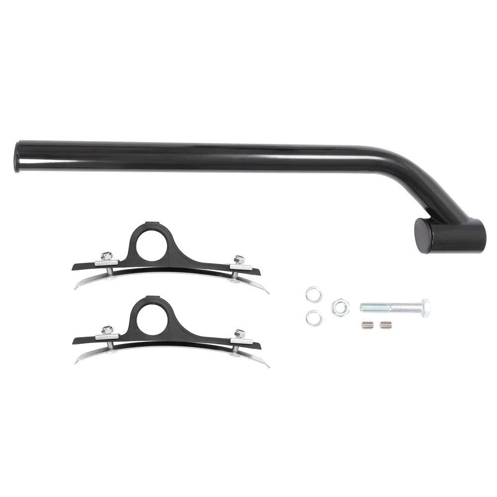 Black For Universal Powder Coated Galvanized Steel Poly Fender Mounting Kit