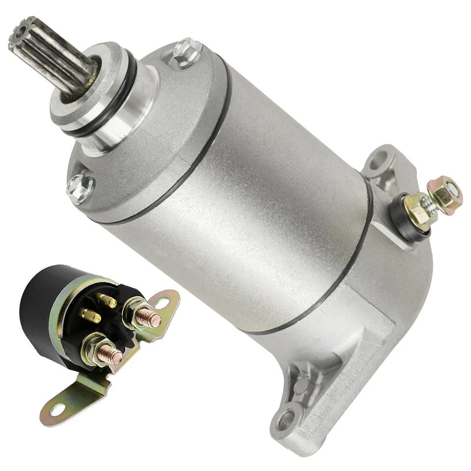 Starter & Solenoid Relay for Suzuki LT-4WD Lt4WD Quadrunner 1987-1998 Atv