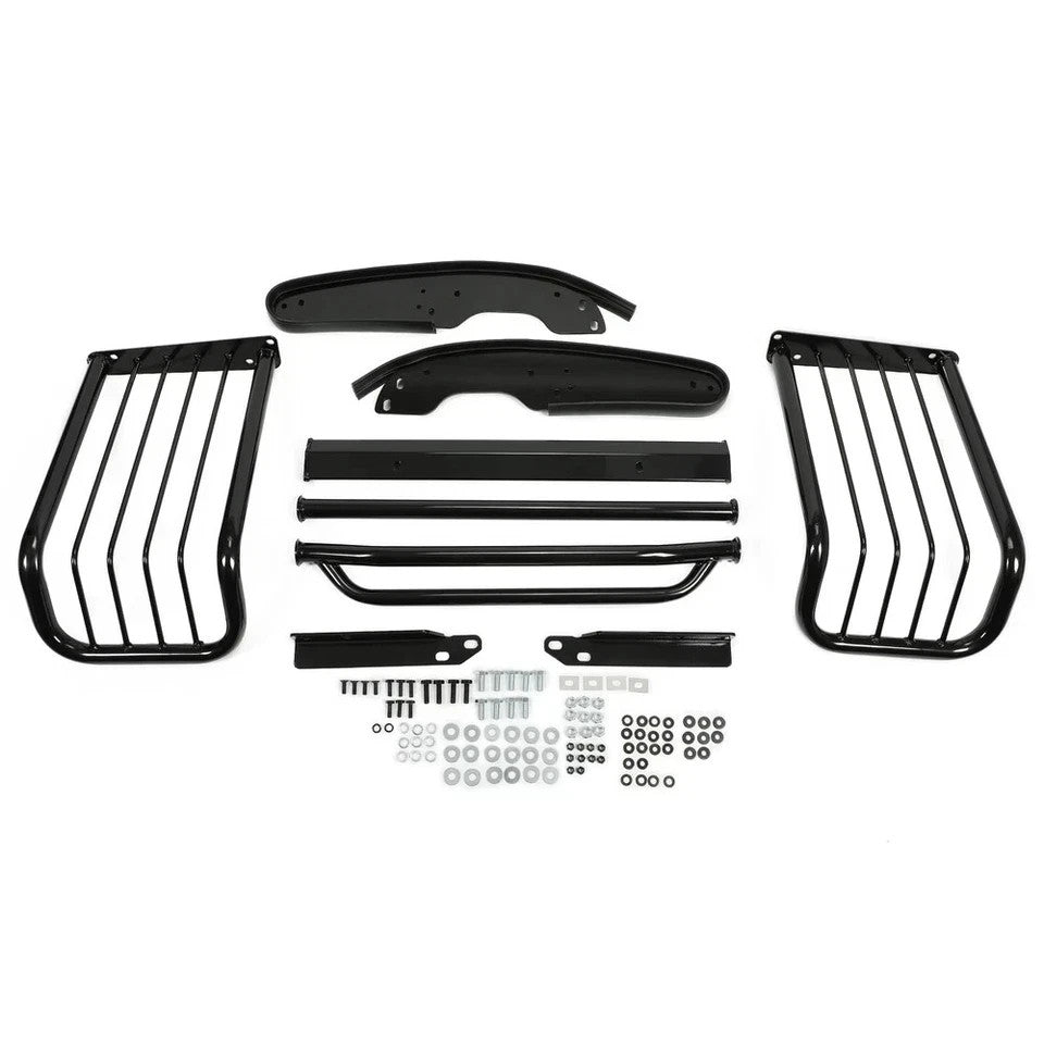 For 88-00 Chevrolet GMC Silverado Suburban Grille Brush Headlight Bumper Guards