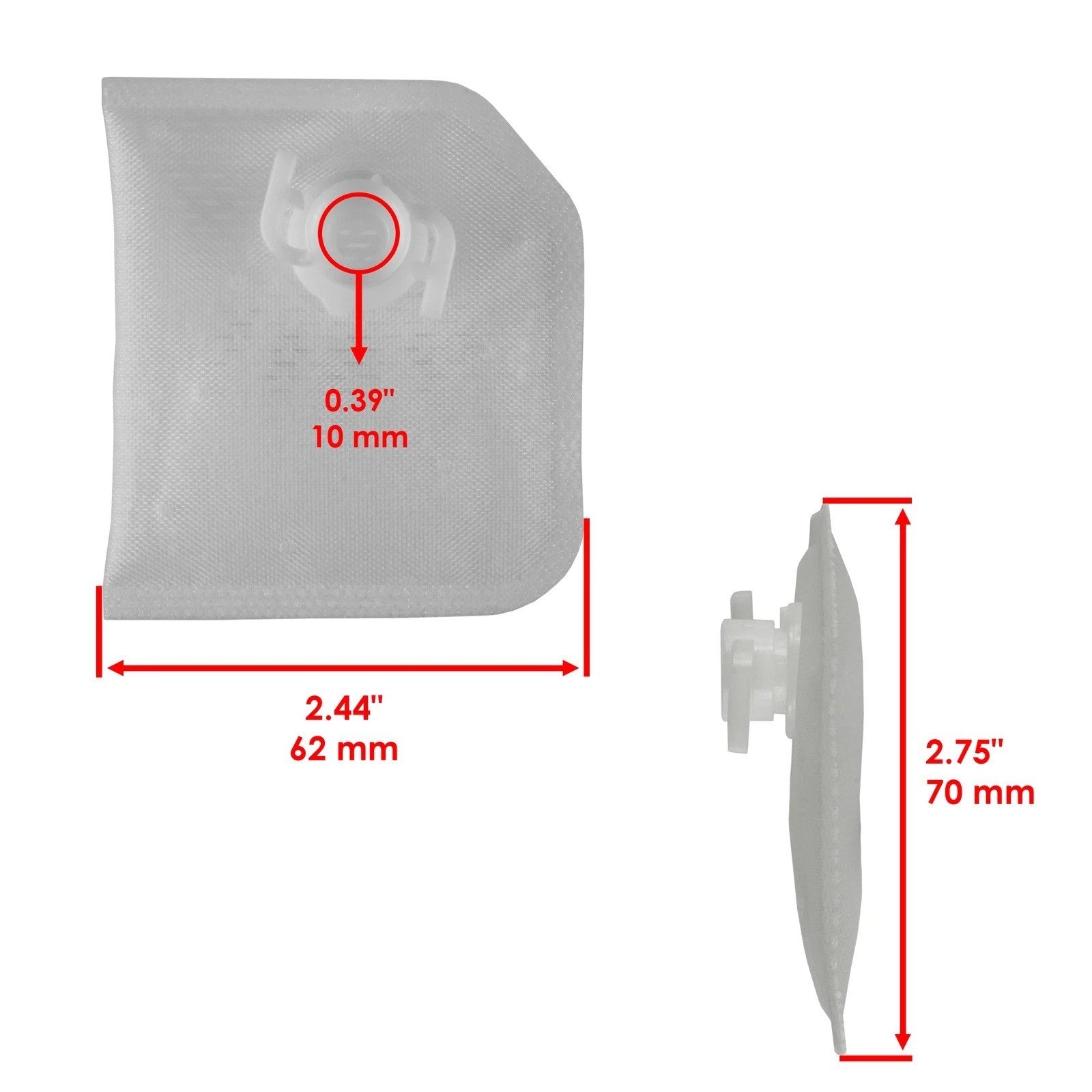 Fuel Pump Filter Strainer for Honda TRX420 FE FM TE TM Rancher 420 2007-2013