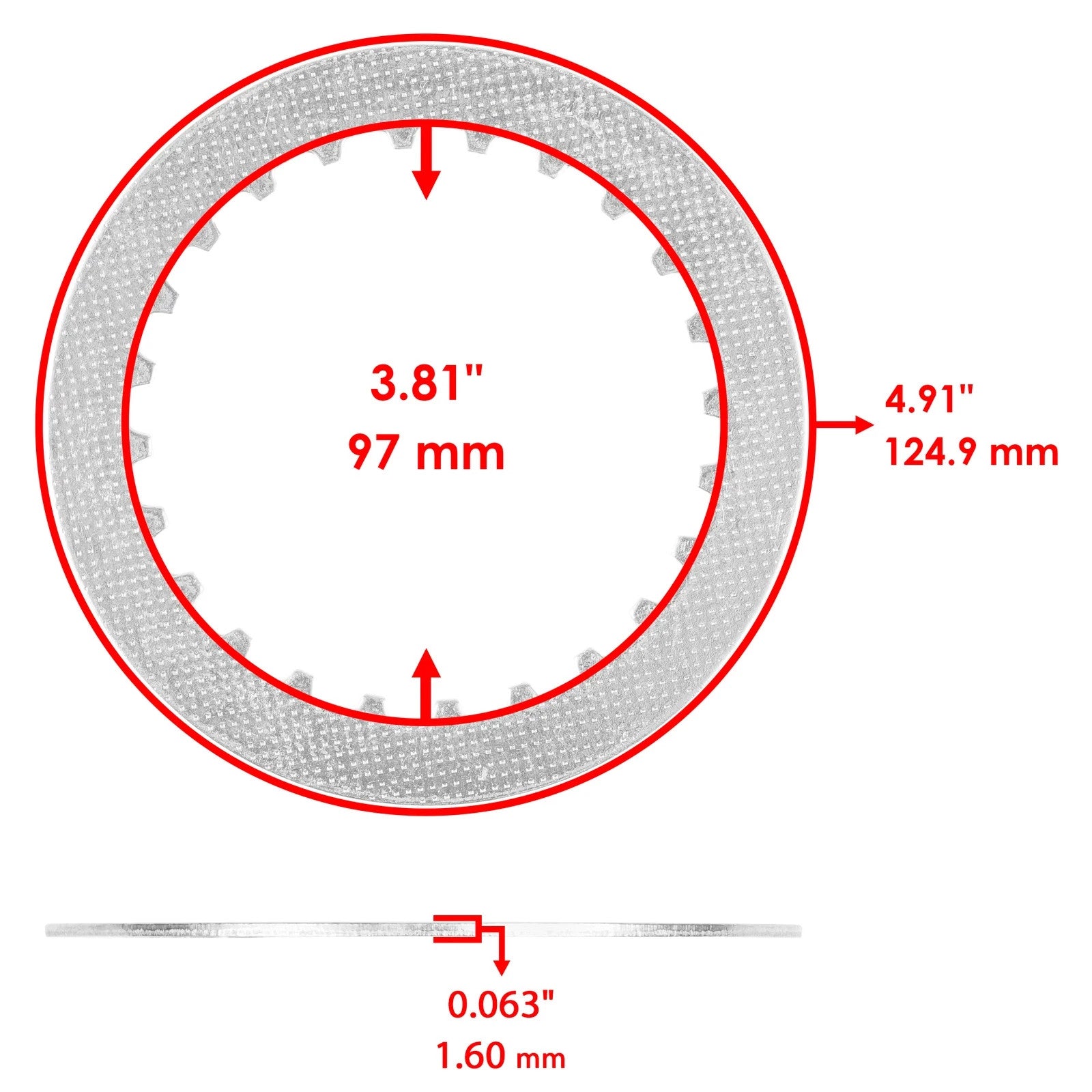 Clutch Friction Steel Plates Spring and Gasket for Honda CR125R 2000 2001 - 2004