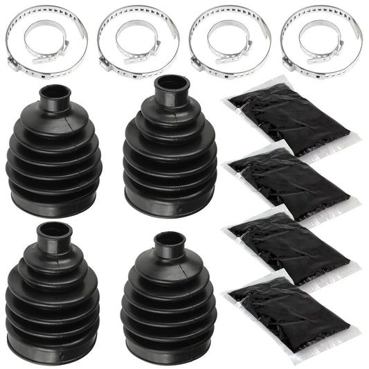 2 Rear Axle Inner Outer CV Boot Kit Fits Polaris Sportsman 400 4x4 2011-2014