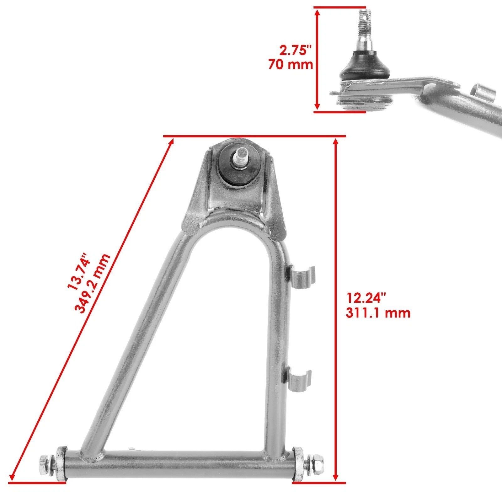 Front Upper Left And Right A-Arms for Yamaha Banshee 350 YFZ350 1991-2006