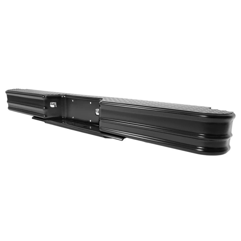 Black Steel Diamondstep Universal Rear Step Bumper Assembly For Silverado 1500