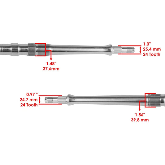 Rear Wheel Axle Shaft for Kawasaki KFX450R KSF450B 2008 2009 2010 2011 2012-2014