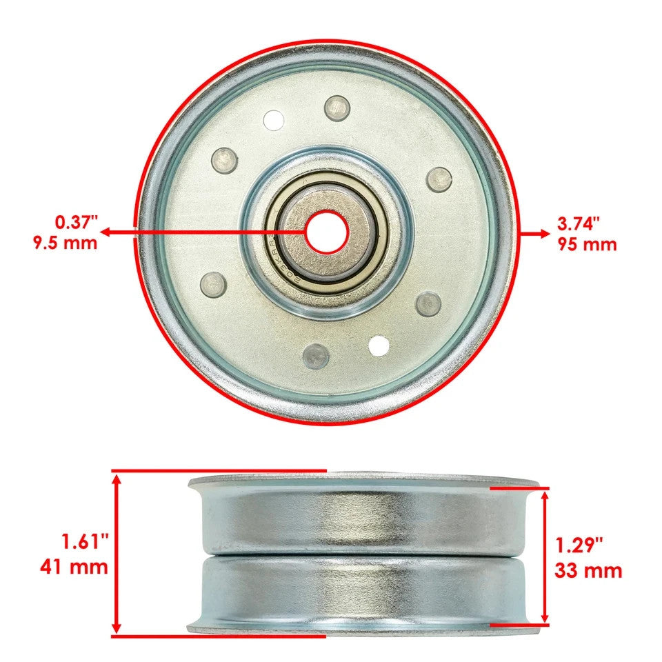 Caltric Deck Pulley For Scag Cheetah 61" 48" 52"  486045 483415 483638