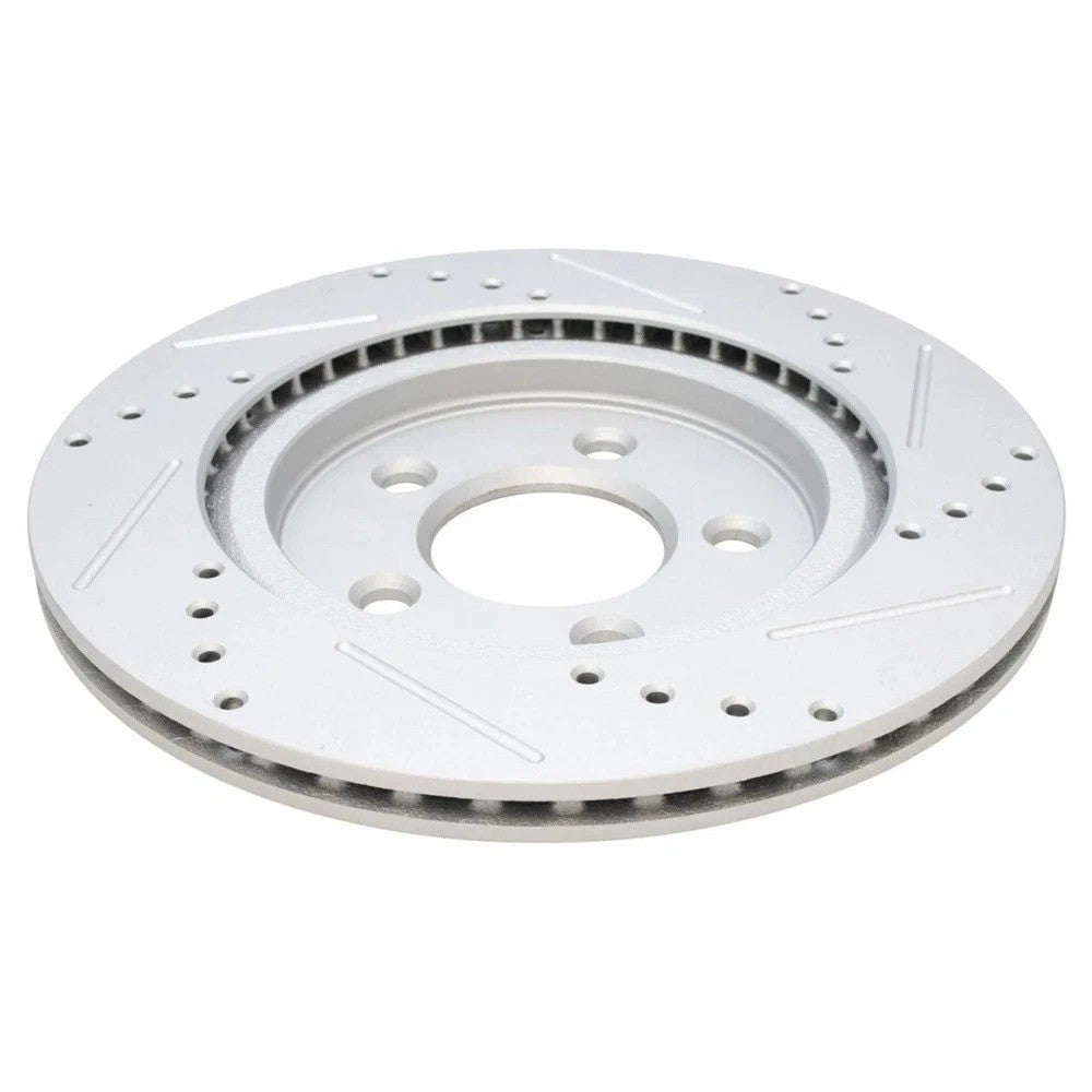 Front Rear Ceramic Brake Pad & Performance Coated Rotor Kit w/Chemicals
