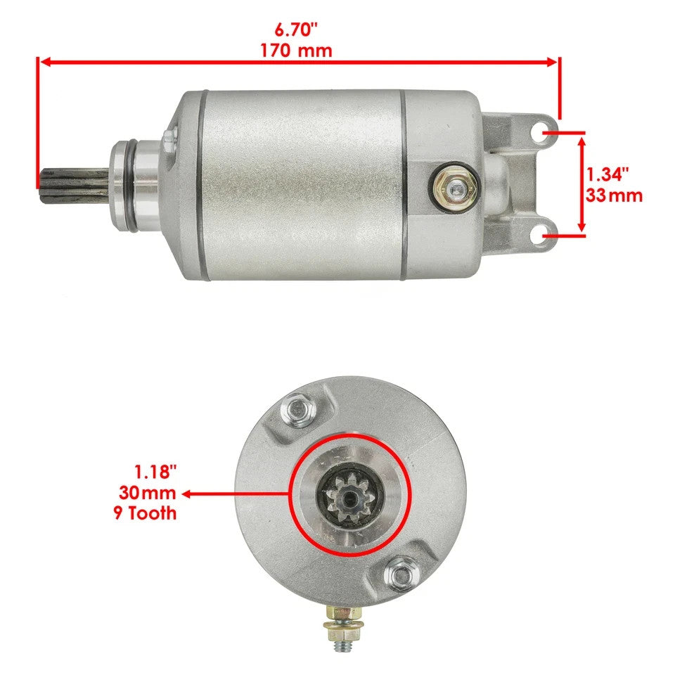 Starter for Arctic Cat 400 DVX 400 2004 2005 2006 2007 2008