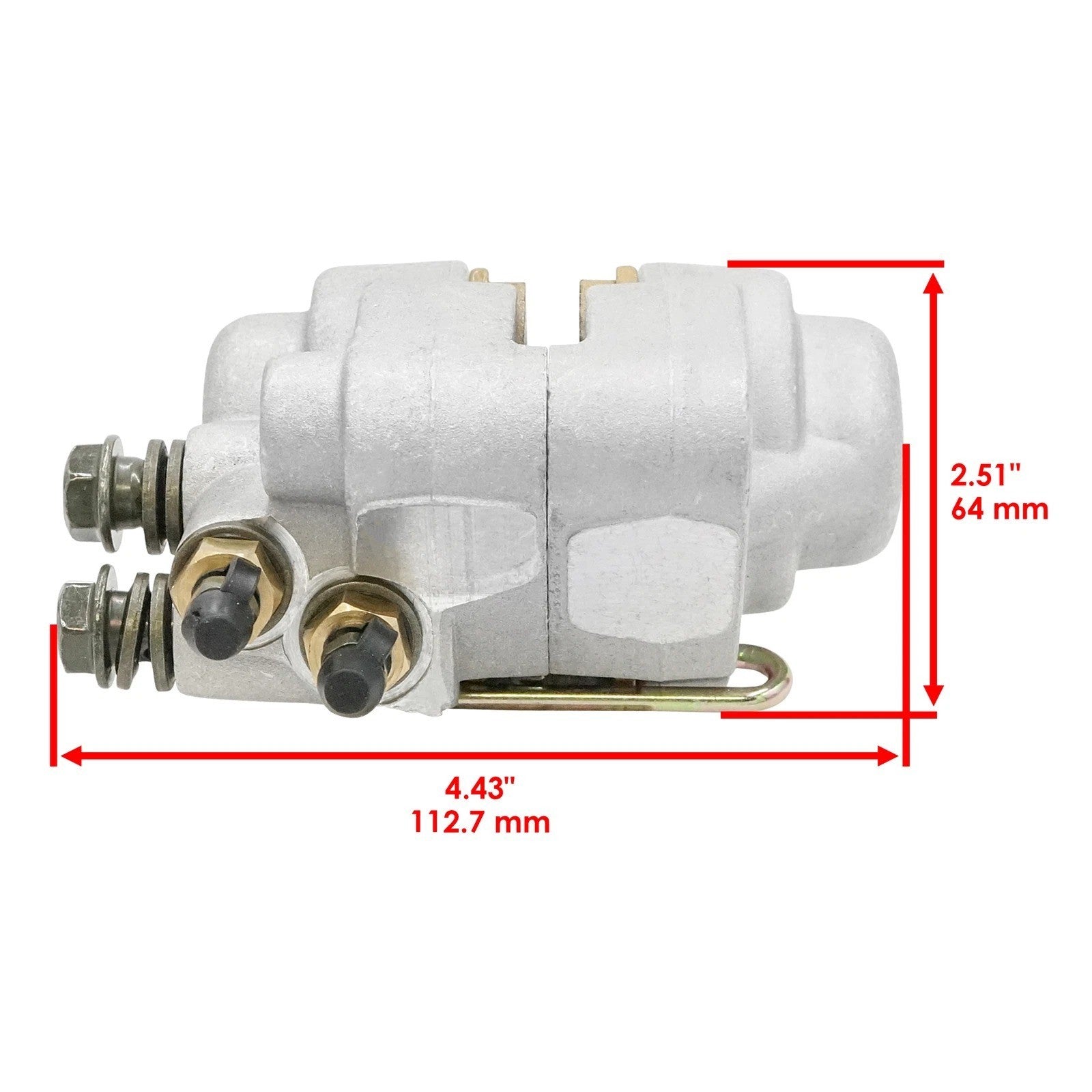 Front And Rear Brake Caliper W/ Pad For Polaris Magnum 325 4X4 2000