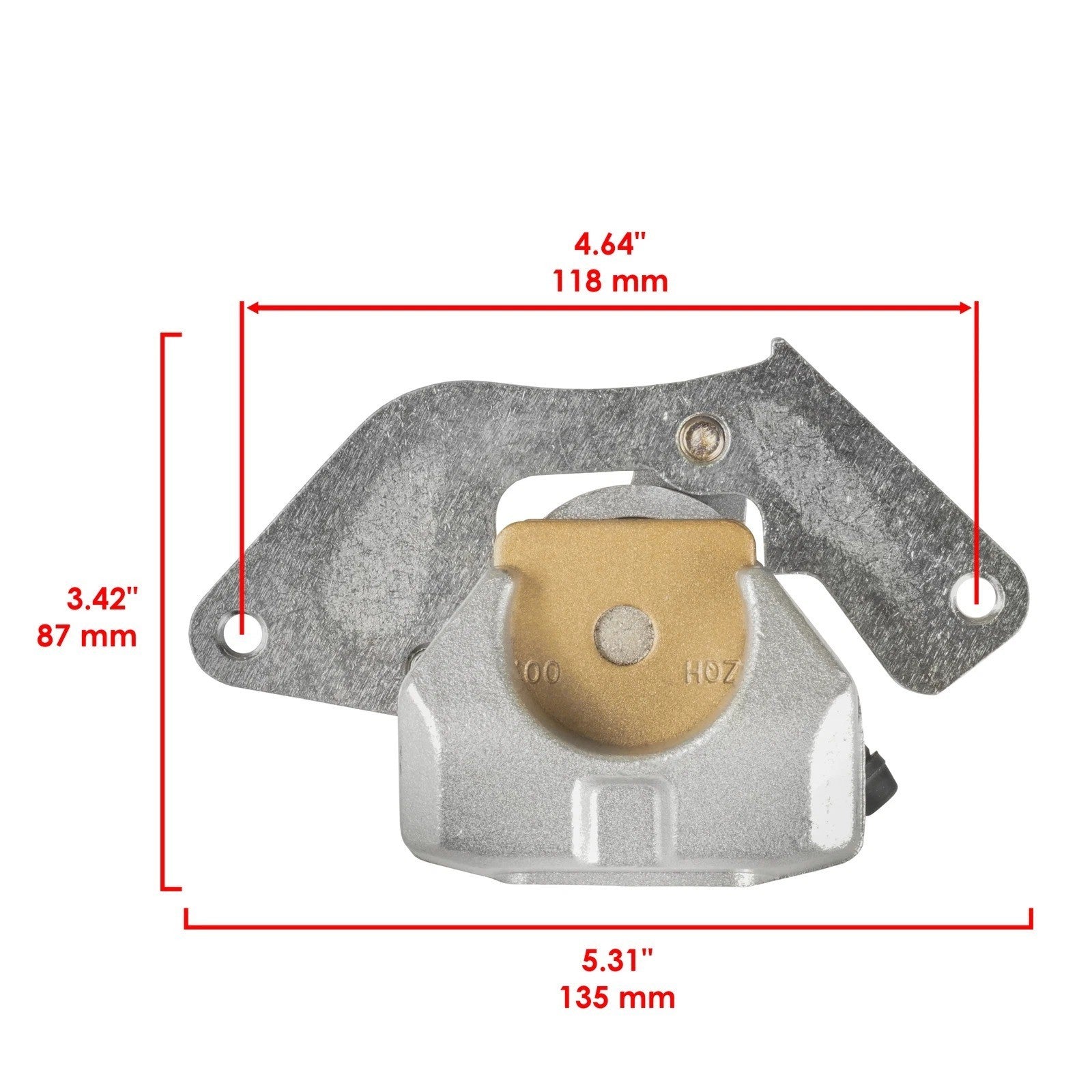 Front Left Right Brake Caliper W/ Pad For Honda TRX420FM Rancher 420 4X4 2007-26