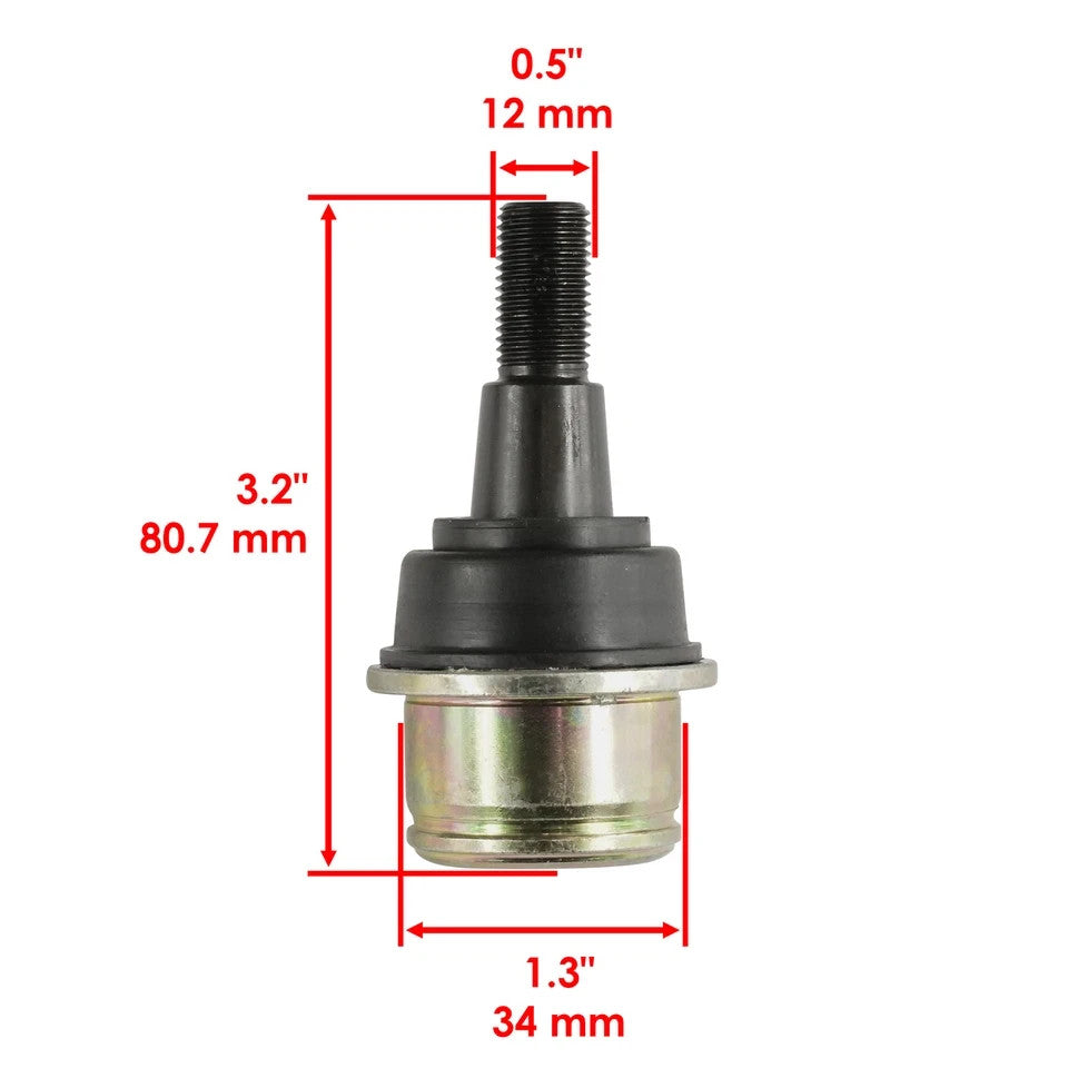 for Ski-Doo Mxz 380 F 500 SS 550 F 1000 2006-2014 Two Front Lower Ball Joint