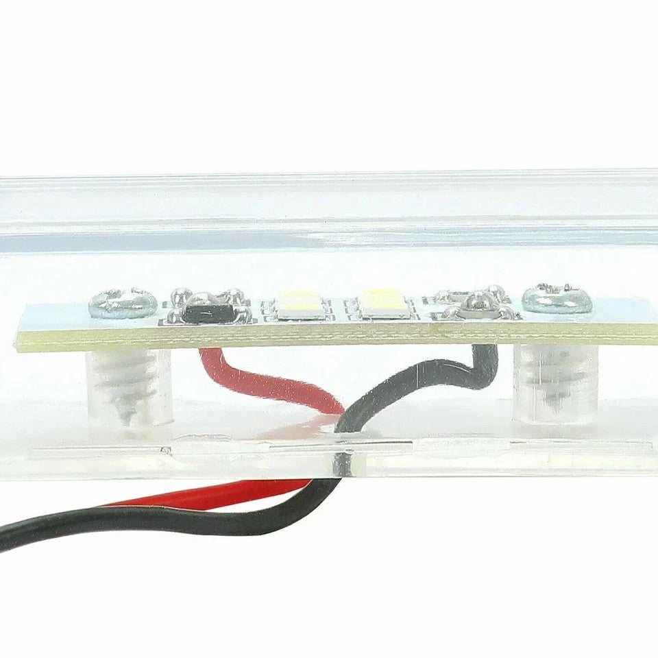 HECASA Universal Rear Roll Pan License Plate Light Lamp for Dodge Ford Chevy GMC