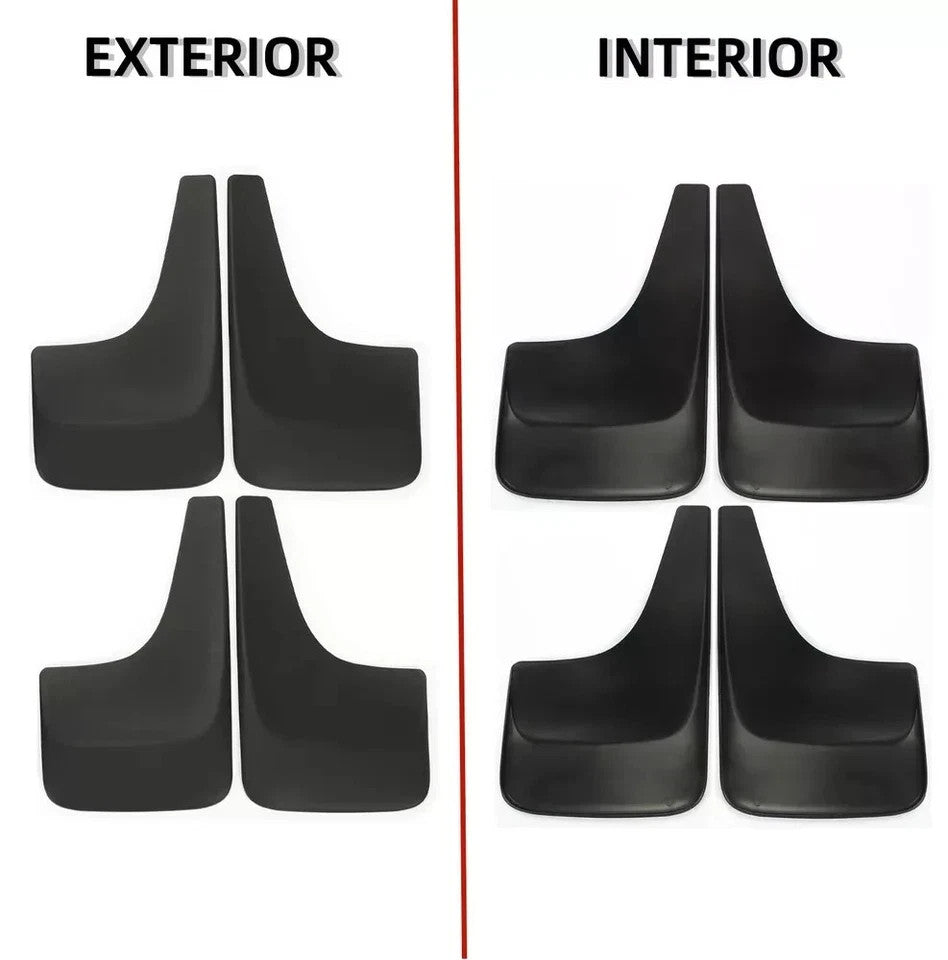 4 Pcs Mud Guards Splash Flaps For 01-14 2007 2013 Chevy Silverado 1500 2500 3500