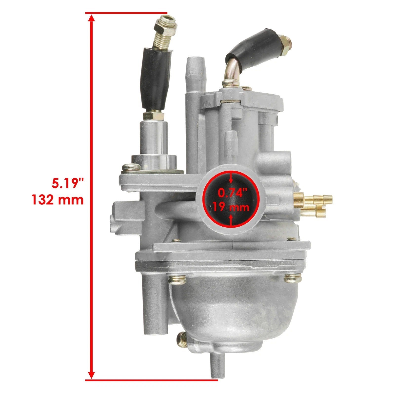 Caltric Carburetor For Polaris Scrambler 50 2001-2003 0451730 0451049 0451668