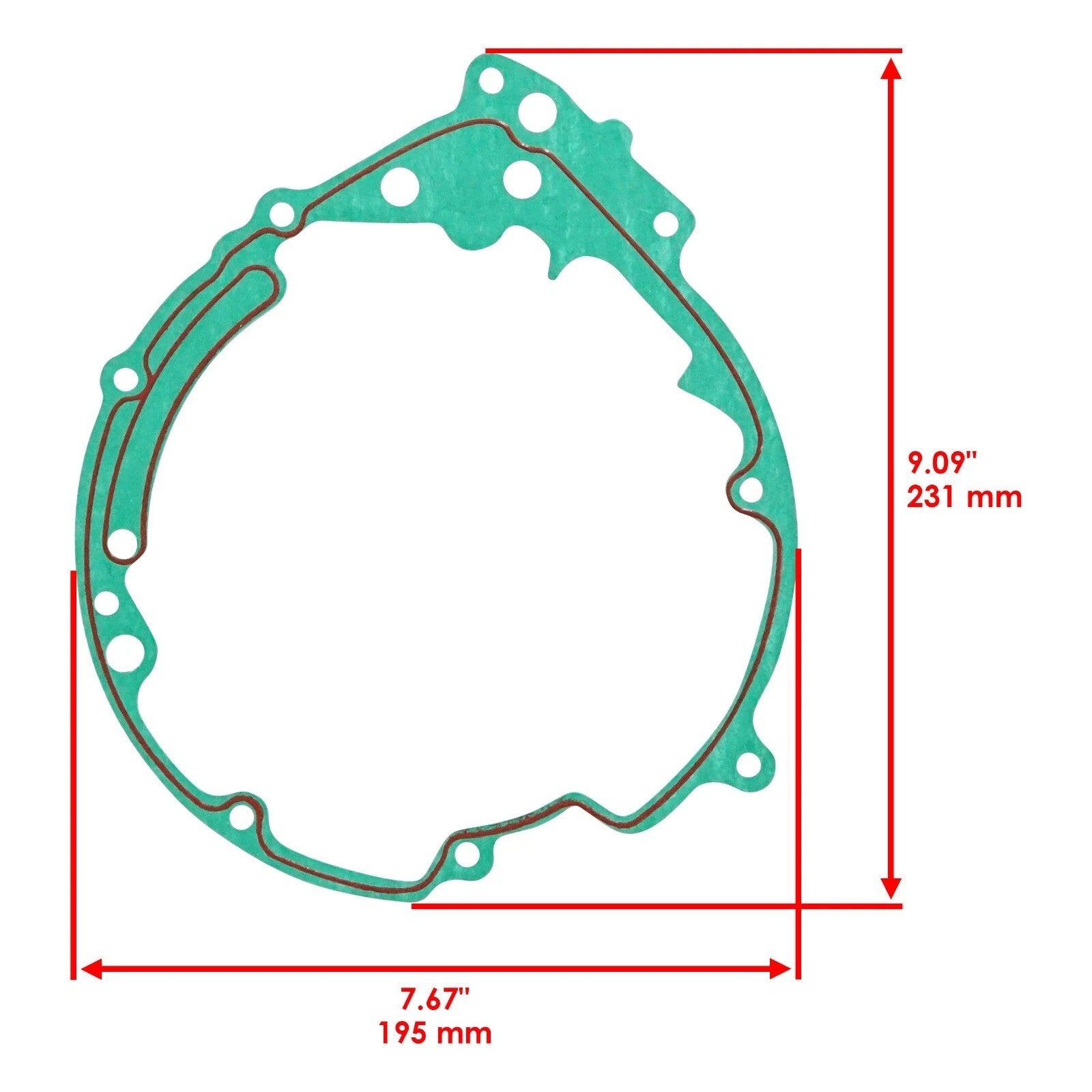 Caltric Wet Clutch Gasket for Yamaha 4WV-15463-00-00 Gasket / Grizzly YFM600F