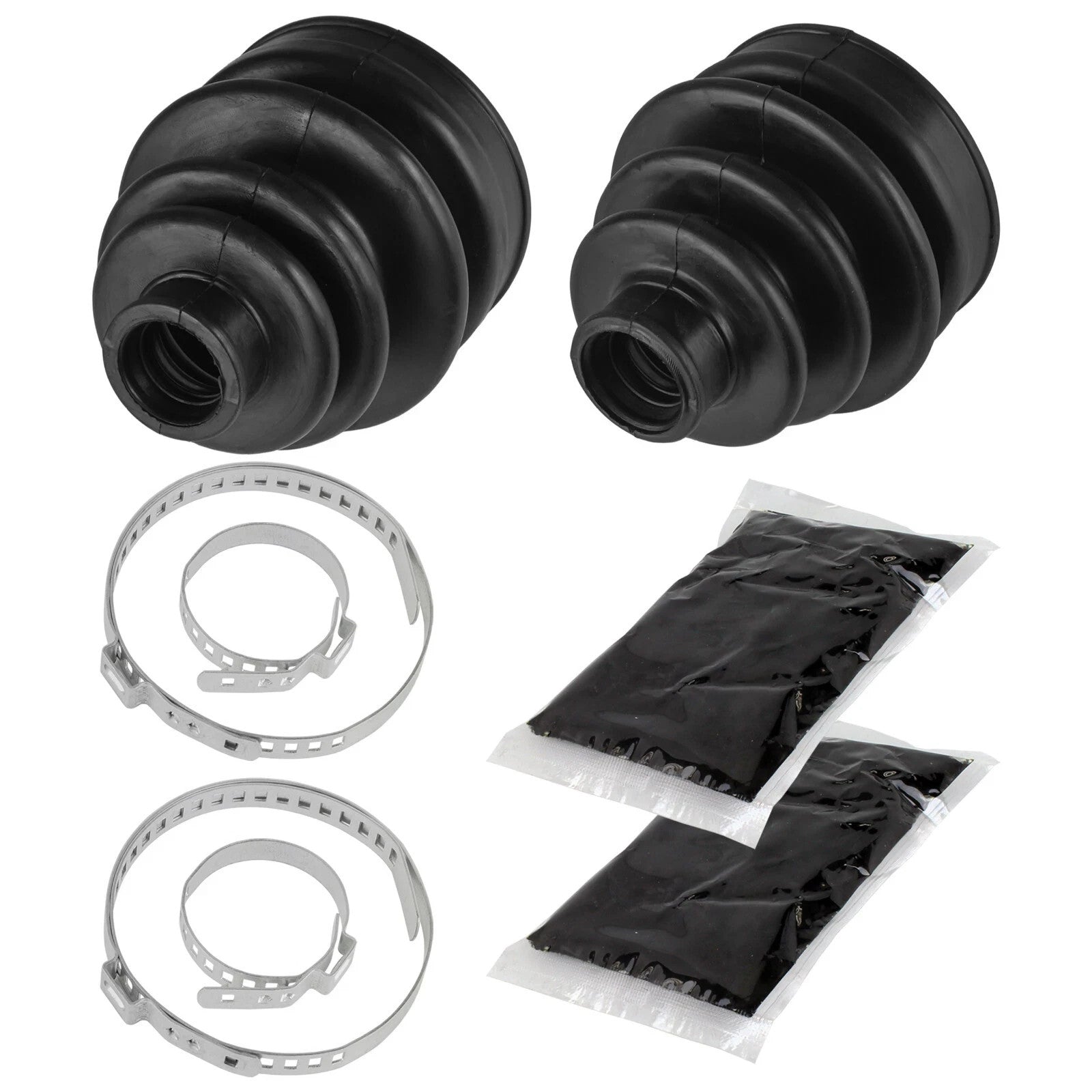 Front Axle Inner Outer CV Boot Kit for Yamaha Rhino 660 YXR660F 4X4 2004-2007