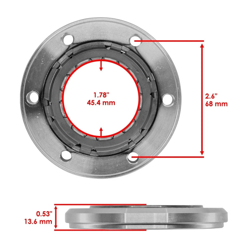 Clutch One Way Bearing & Gasket for Honda TRX300EX TRX300X 1993-2008 2009