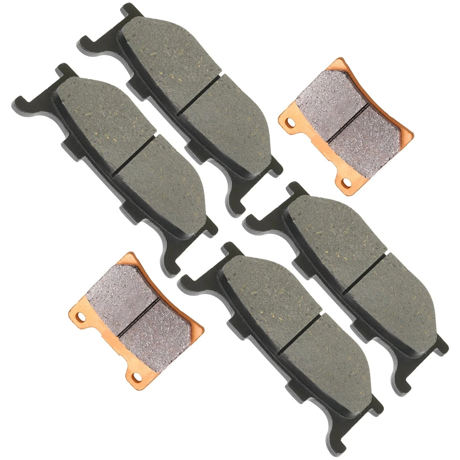 Front And Rear Brake Pads for Yamaha XVS1100 V-Star 1100 1999-2009